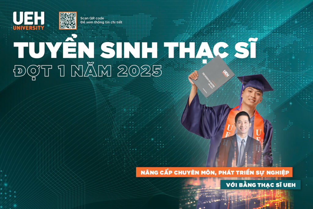 UEH thông báo tuyển sinh đào tạo trình độ Thạc sĩ đợt 1 năm 2025 (Học tại TP.HCM)