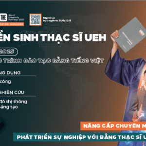 UEH thông báo tuyển sinh đào tạo trình độ thạc sĩ đợt 3 năm 2025 - Chương trình tiếng Việt