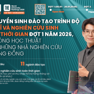UEH tuyển sinh đào tạo trình độ Tiến sĩ và Nghiên cứu sinh toàn thời gian đợt 1 năm 2026, bệ phóng học thuật cho những nhà nghiên cứu vì cộng đồng