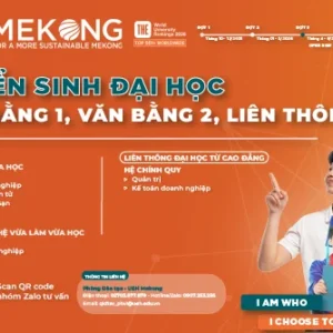 TUYỂN SINH ĐHCQ & VLVH 2026: UEH Mekong tuyển sinh trình độ đại học hình thức chính quy (Văn bằng 2, Liên thông từ Cao đẳng), hình thức Vừa làm vừa học (Văn bằng 1, Văn bằng 2, Liên thông từ Cao đẳng) đợt 03 năm 2026
