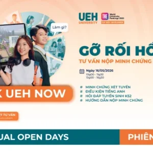 [UEH Virtual Open Days 2026] Phiên 1 & 2: Gỡ rối hồ sơ - Tư vấn nộp minh chứng xét tuyển