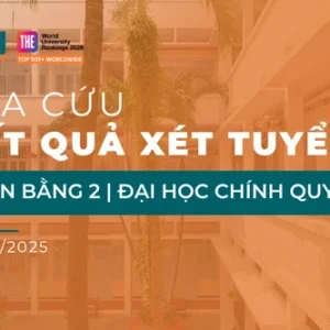 Tra cứu kết quả xét tuyển và hướng dẫn nhập học Khóa 29.3 - Văn bằng 2 Đại học chính quy đợt 3 năm 2026