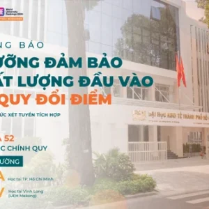 UEH công bố ngưỡng đảm bảo chất lượng đầu vào, quy đổi điểm giữa các kỳ thi và ra mắt công cụ hỗ trợ tính điểm trong phương thức xét tuyển tích hợp Khóa 52 Đại học chính quy năm 2026